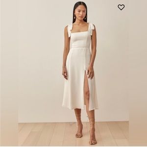 Reformation Twilight Dress in Ivory